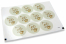 Baptism envelope seals - dove with cross gray | Bestbuyenvelopes.ie