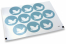 Baptism envelope seals - blue with white dove | Bestbuyenvelopes.ie