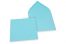 Coloured greeting card envelopes - sky blue, 155 x 155 mm | Bestbuyenvelopes.ie
