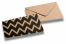 Decorative kraft envelopes - waves | Bestbuyenvelopes.ie