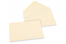 Coloured greeting card envelopes - ivory white, 125 x 175 mm | Bestbuyenvelopes.ie