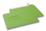 Apple green, coloured window envelopes Hello, 110 x 220 mm (DL), window on the left, windowsize 45 x 90 mm, windowposition 20 mm from the left / 15 mm from the bottom, peal and seal closure, 120 gram coloured paper | Bestbuyenvelopes.ie