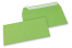 Apple green coloured paper envelopes - 110 x 220 mm | Bestbuyenvelopes.ie