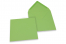 Coloured greeting card envelopes - apple green, 155 x 155 mm | Bestbuyenvelopes.ie