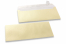 Champagne coloured mother-of-pearl envelopes - 110 x 220 mm | Bestbuyenvelopes.ie