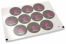 Baptism envelope seals - pink hand with small gray hand | Bestbuyenvelopes.ie