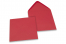 Coloured greeting card envelopes - red, 155 x 155 mm | Bestbuyenvelopes.ie