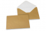 Coloured greeting card envelopes - gold, 114 x 162 mm | Bestbuyenvelopes.ie