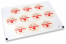 Love envelope seals - happy valentine's day red arrow through heart | Bestbuyenvelopes.ie