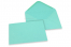 Coloured greeting card envelopes - turquoise, 133 x 184 mm | Bestbuyenvelopes.ie