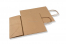 Paper carrier bags with twisted handles - brown, 240 x 110 x 310 mm, 100 gr | Bestbuyenvelopes.ie