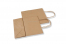 Paper carrier bags with twisted handles - brown, 190 x 80 x 210 mm, 80 gr | Bestbuyenvelopes.ie