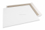 Board-backed envelopes - 550 x 700 mm, 120 gr white kraft front, 700 gr grey duplex back, no glue / no strip closure | Bestbuyenvelopes.ie