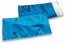 Coloured metallic foil envelopes blue - 114 x 229 mm | Bestbuyenvelopes.ie