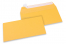 Gold-yellow coloured paper envelopes - 110 x 220 mm | Bestbuyenvelopes.ie