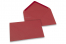 Coloured greeting card envelopes - dark red, 125 x 175 mm | Bestbuyenvelopes.ie