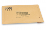 Brown bubble envelopes (80 gsm) - example with print on the frontside