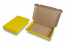 Folding shipping boxes - yellow | Bestbuyenvelopes.ie