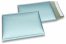 ECO matt metallic bubble envelopes - ice blue 180 x 250 mm | Bestbuyenvelopes.ie