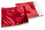 Coloured metallic foil envelopes red - 220 x 220 mm | Bestbuyenvelopes.ie