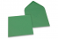Coloured greeting card envelopes - dark green, 155 x 155 mm | Bestbuyenvelopes.ie