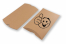 Brown pillow boxes - printed example | Bestbuyenvelopes.ie