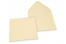 Coloured greeting card envelopes - ivory white, 155 x 155 mm | Bestbuyenvelopes.ie