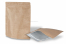 Brown kraft stand up pouches - 250 x 340 x 120 mm, 3000 ml | Bestbuyenvelopes.ie