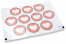 Love envelope seals - pink with white heart | Bestbuyenvelopes.ie