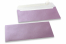 Lilac coloured mother-of-pearl envelopes - 110 x 220 mm | Bestbuyenvelopes.ie