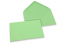 Coloured greeting card envelopes - light green, 125 x 175 mm | Bestbuyenvelopes.ie