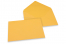 Coloured greeting card envelopes - yellow-gold, 162 x 229 mm | Bestbuyenvelopes.ie