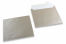 Silver coloured mother-of-pearl envelopes - 155 x 155 mm | Bestbuyenvelopes.ie