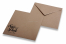 Wedding envelopes - Brown + save the date | Bestbuyenvelopes.ie