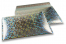 ECO metallic bubble envelopes - silver holographic 235 x 325 mm | Bestbuyenvelopes.ie