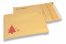 Brown Christmas bubble envelopes - Christmas tree red | Bestbuyenvelopes.ie