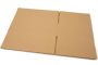 Single-corrugated cardboard boxes - opened out (unfolded)