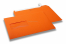 Orange, coloured window envelopes Hello, 162 x 229 mm (A5), window on the left, windowsize 45 x 90 mm, windowposition 20 mm from the left / 60 mm from the bottom, peal and seal closure, 120 gram coloured paper | Bestbuyenvelopes.ie