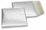 ECO metallic bubble envelopes - silver 165 x 165 mm | Bestbuyenvelopes.ie