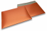ECO matt metallic bubble envelopes - orange 320 x 425 mm | Bestbuyenvelopes.ie