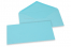 Coloured greeting card envelopes - sky blue, 110 x 220 mm | Bestbuyenvelopes.ie