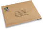 Honeycomb paper padded envelopes - example with a print