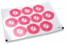 Birth envelope seals - feet pink | Bestbuyenvelopes.ie