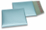ECO matt metallic bubble envelopes - ice blue 165 x 165 mm | Bestbuyenvelopes.ie