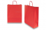 Paper carrier bags with twisted handles - fire red, 320 x 120 x 410 mm, 100 gsm | Bestbuyenvelopes.ie