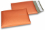 ECO matt metallic bubble envelopes - orange 180 x 250 mm | Bestbuyenvelopes.ie