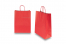 Paper carrier bags with twisted handles - fire red, 260 x 120 x 350 mm, 90 gsm | Bestbuyenvelopes.ie