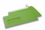 Apple green, coloured window envelopes Hello, 110 x 220 mm (DL), window on the left, windowsize 45 x 90 mm, windowposition 20 mm from the left / 15 mm from the bottom, peal and seal closure, 120 gram coloured paper | Bestbuyenvelopes.ie