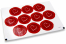 Love envelope seals - heart | Bestbuyenvelopes.ie