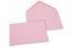 Coloured greeting card envelopes - light pink, 133 x 184 mm | Bestbuyenvelopes.ie